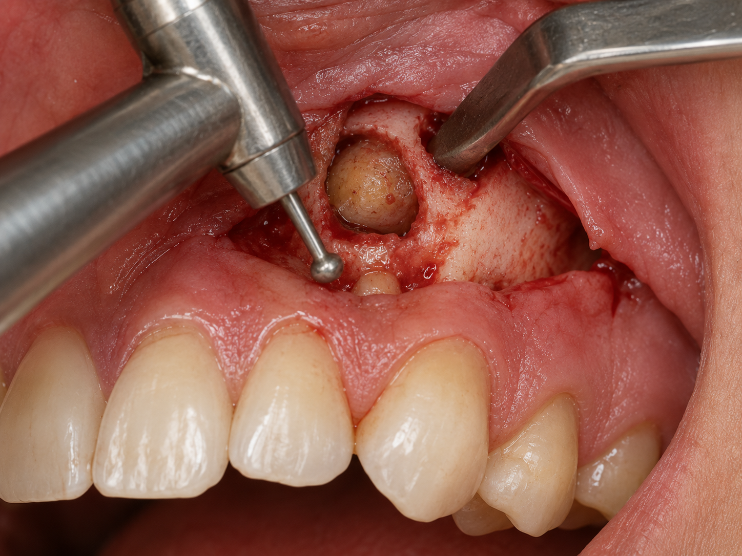 Apicectomy treatment photograph