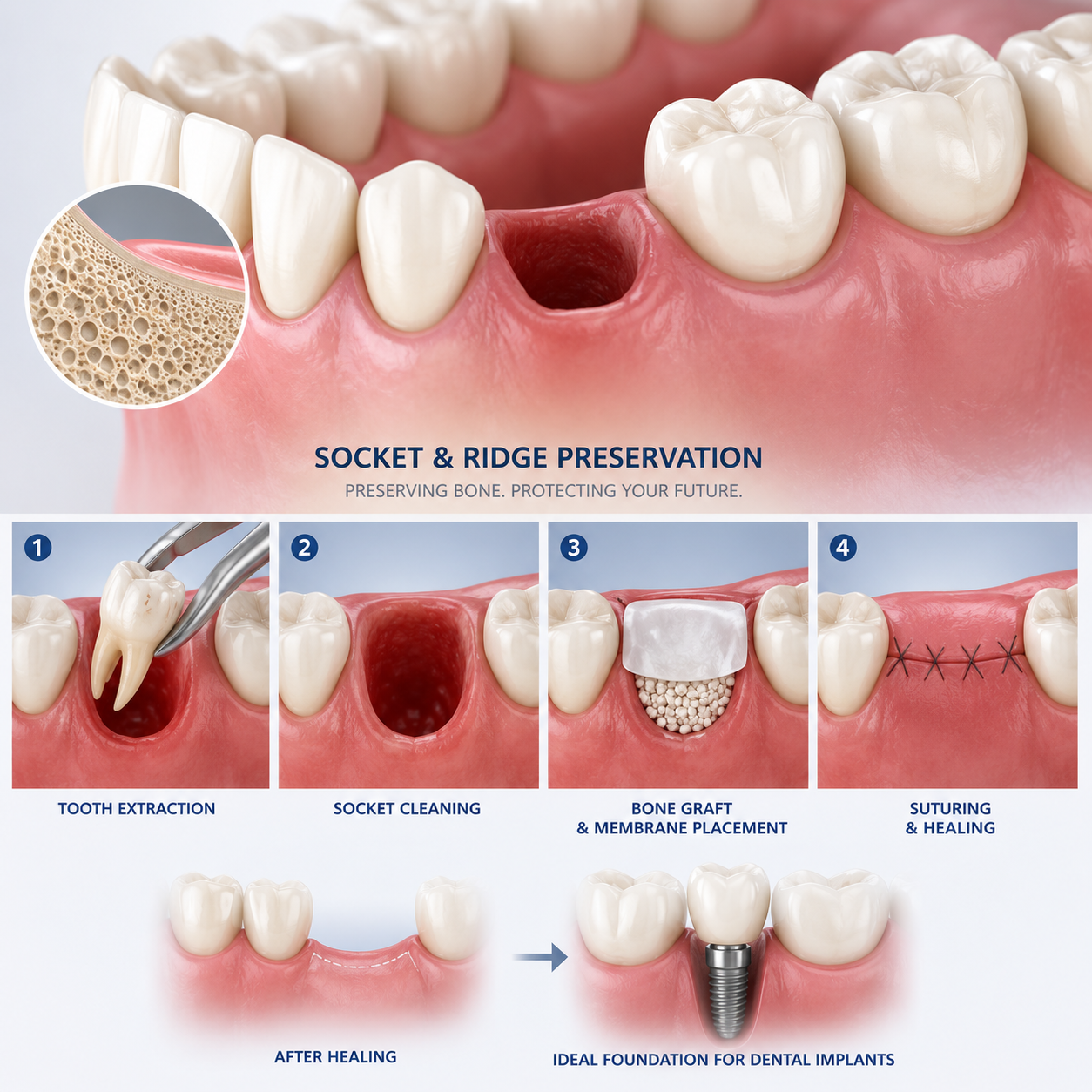 Socket and ridge preservation treatment explained