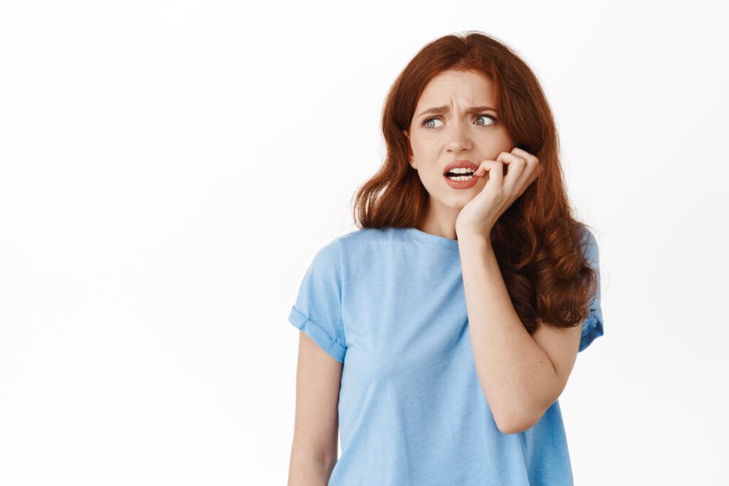 Nervous dental patient