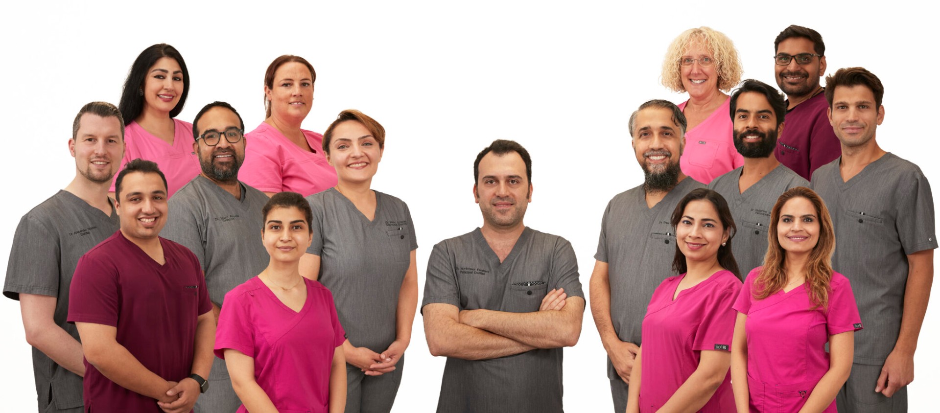 The team at Woodbridge Hill Dental Practice in Guildford